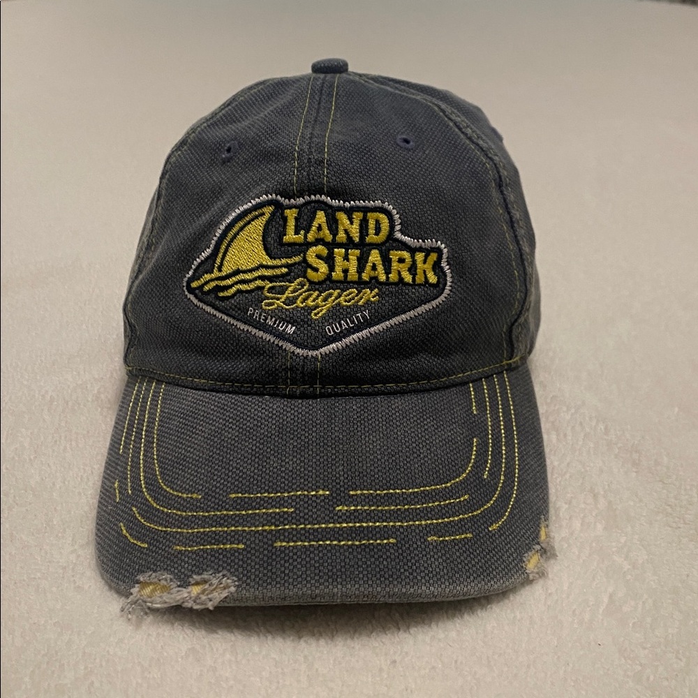Landshark Lager Distressed Hat
